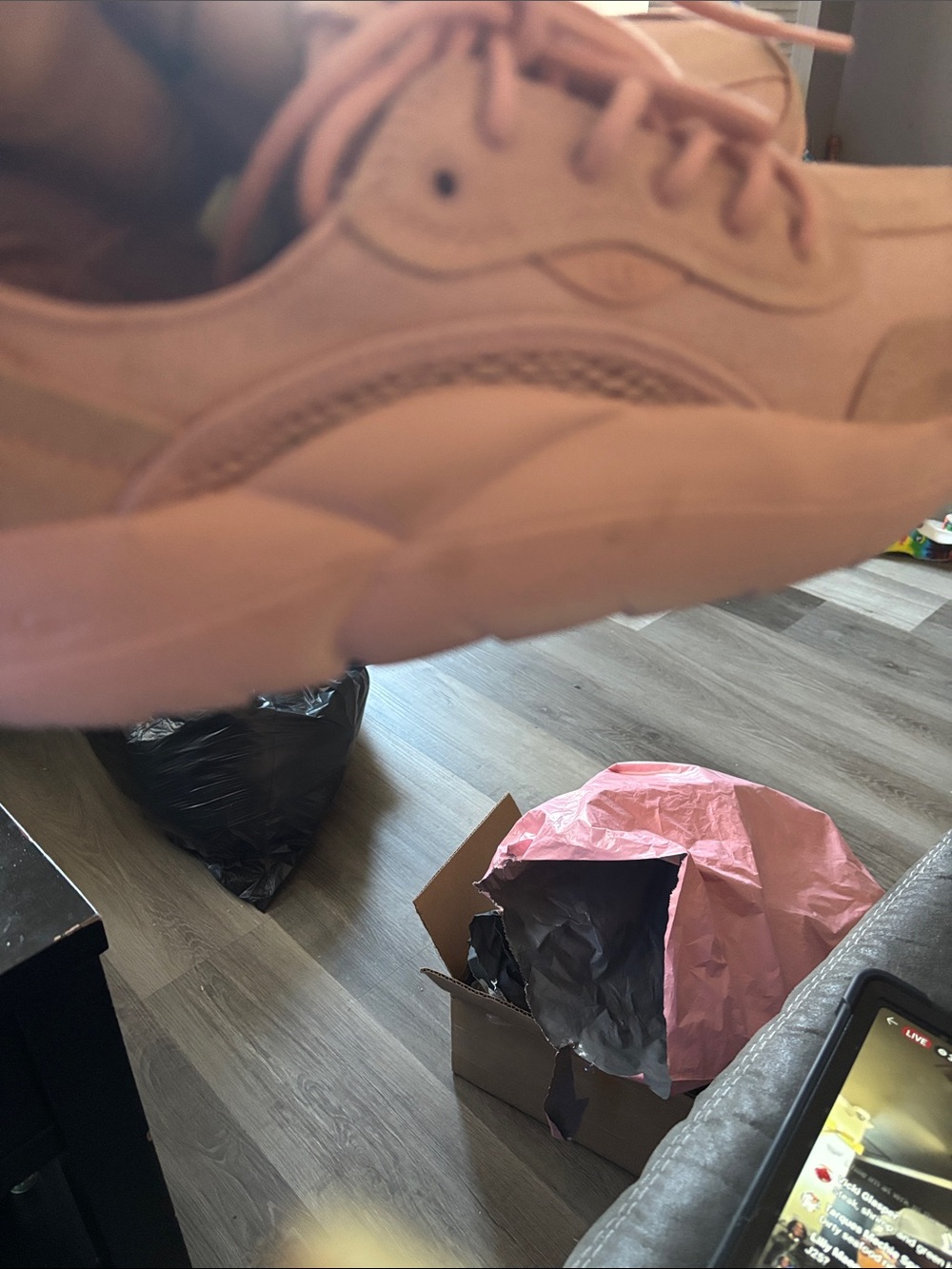 UGG Rose Pink Suede Lace-Up Sneakers